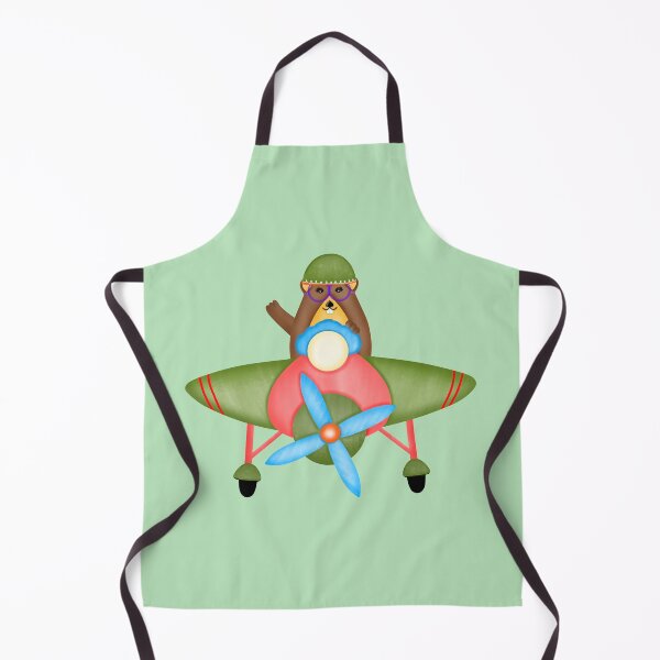 Item preview, Cute groundhog drive a plane. designed and sold by Onanong2531.