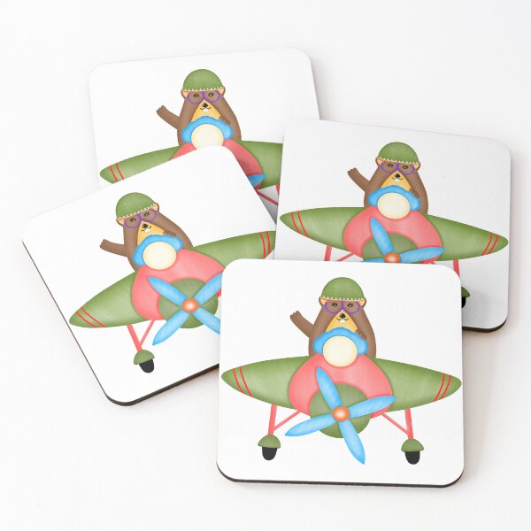 Item preview, Cute groundhog drive a plane.  designed and sold by Onanong2531.