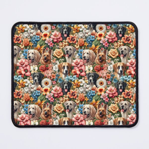 Item preview, Floral Hawaiian Dog designed and sold by Aryabek.