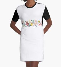 Hungarian embrodery design Graphic T-Shirt Dress