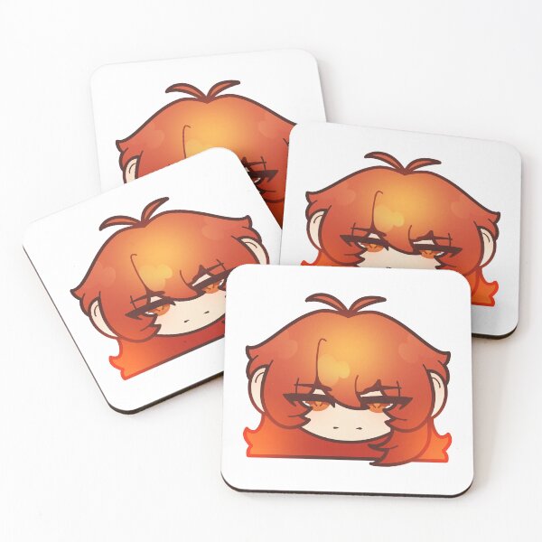 Item preview, Diluc Chibi cabeza designed and sold by TAB00.