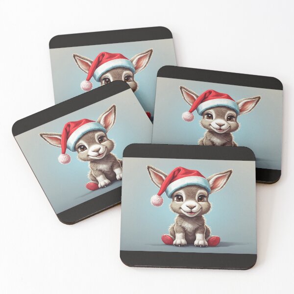 Item preview, Cuddly cute donkey holiday designs. designed and sold by cannon777.