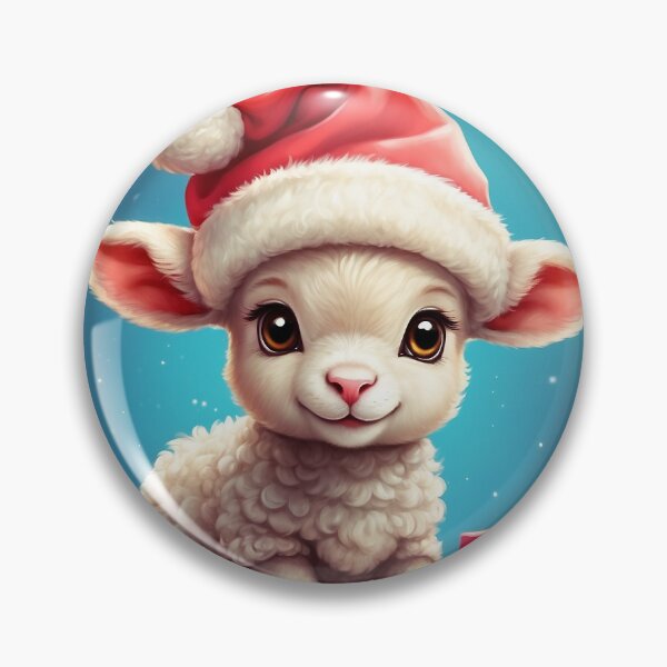 Item preview, Baby lamb christmas illustration designed and sold by cannon777.