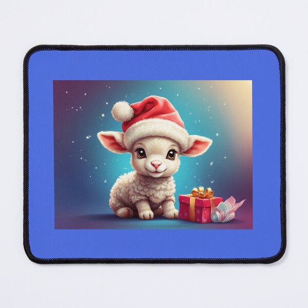Item preview, Baby lamb christmas illustration designed and sold by cannon777.