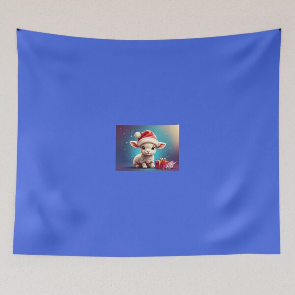 Item preview, Baby lamb christmas illustration designed and sold by cannon777.