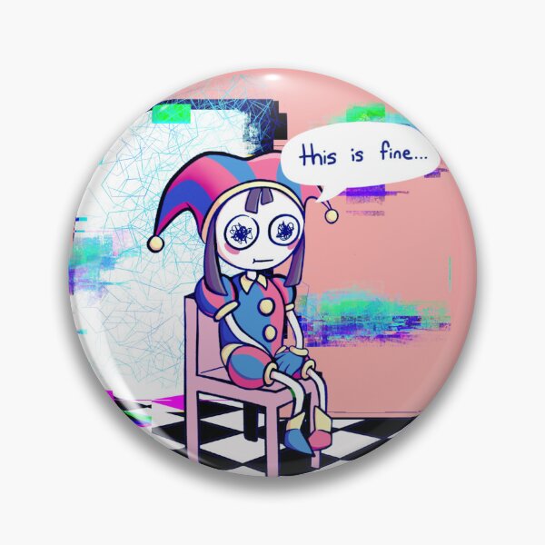 Item preview, Existential Digital Circus Pomni designed and sold by RavenCrowStudio.