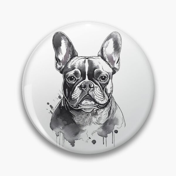 Item preview, Portrait of a French Bulldog designed and sold by SW-Graphics.