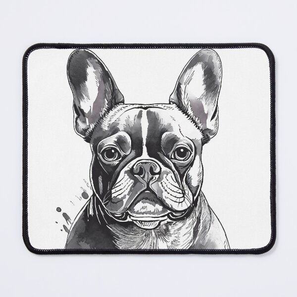 Item preview, Portrait of a French Bulldog designed and sold by SW-Graphics.