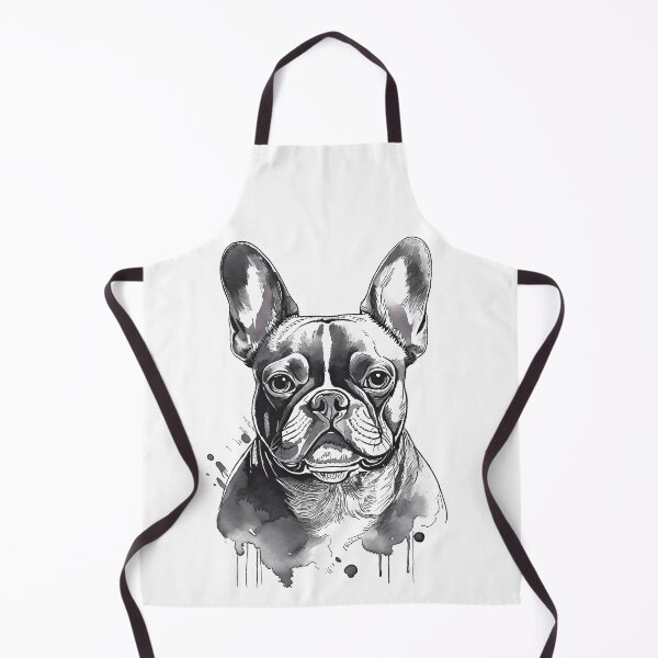 Item preview, Portrait of a French Bulldog designed and sold by SW-Graphics.