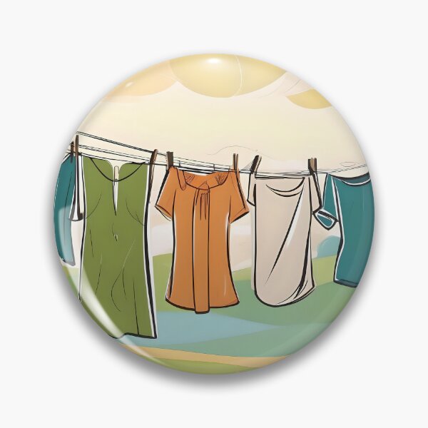 Item preview, Windy day clothesline #2 designed and sold by WildLadyWood.
