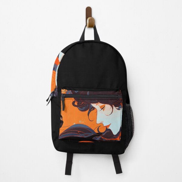Item preview, Woman and black cat (orange) designed and sold by etherElric.