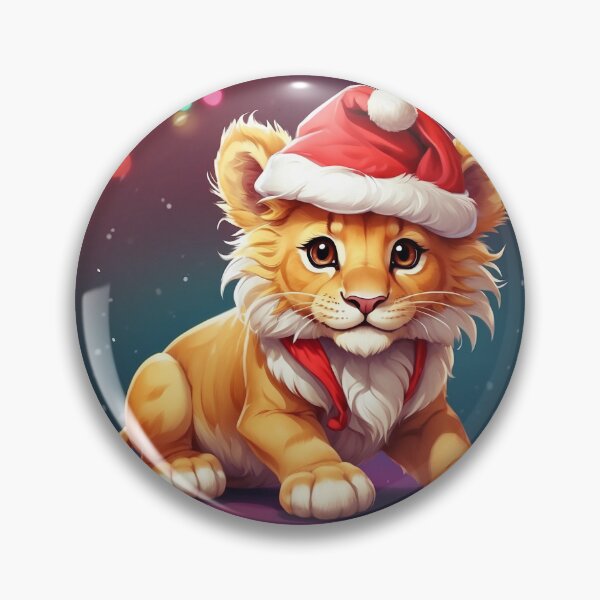 Item preview, Amazing Lion christmas sticker design designed and sold by cannon777.