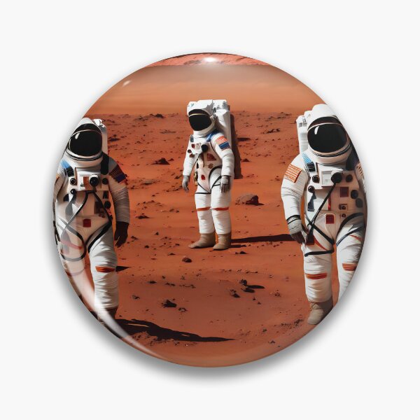 Item preview, American astronauts on Mars designed and sold by Henrique Martins.