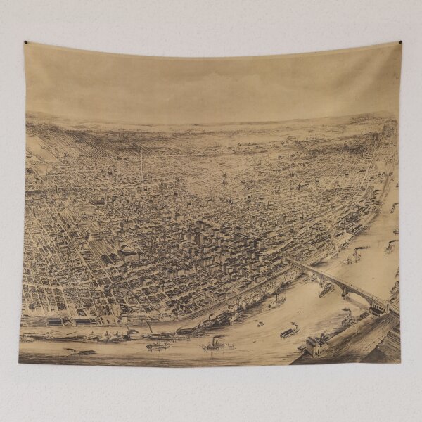 Item preview, Vintage Pictorial Map of St Louis MO (1892) designed and sold by BravuraMedia.