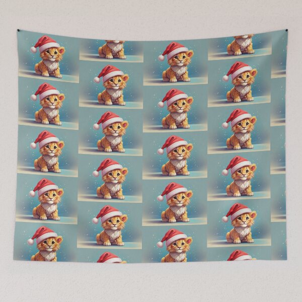 Item preview, Adorable Christmas lion designs. designed and sold by cannon777.