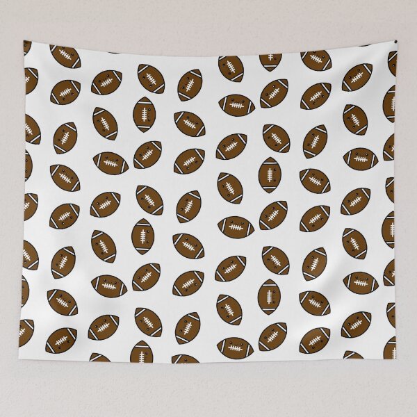 Item preview, Cutey Face Football Pattern designed and sold by bearious.