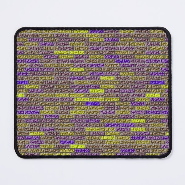 Item preview, 3D Yellow and Purple Brick Texture designed and sold by TheRulerofEarth.