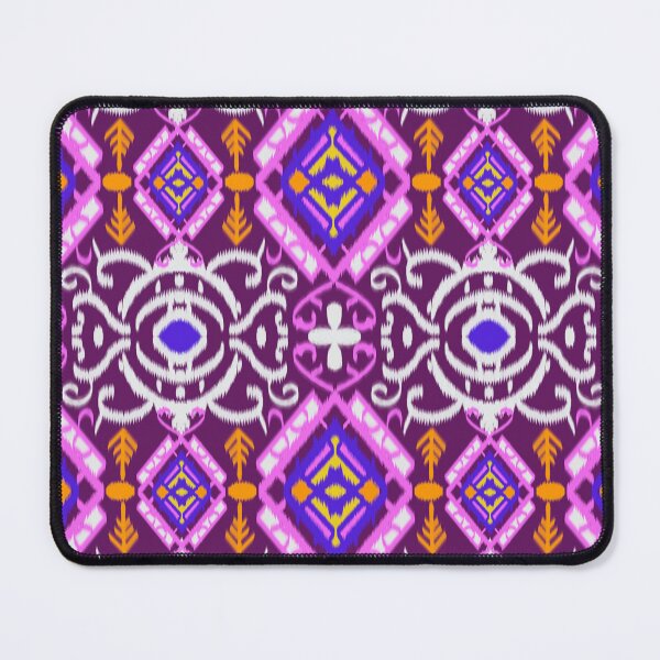 Item preview, Purple pink yellow white and blue mix color pattern stripes geometric abstract background designed and sold by Aesthetic shapes design.