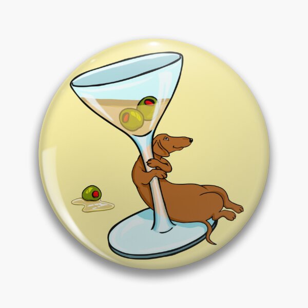 Item preview, Cocktail Wieners Martini Weenies Dachshund Dog designed and sold by TerryPond.