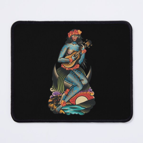 Item preview, Hula ukulele girl scene designed and sold by Aloha-Life-808.