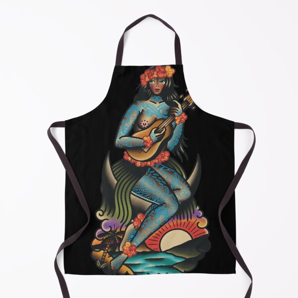 Item preview, Hula ukulele girl scene designed and sold by Aloha-Life-808.