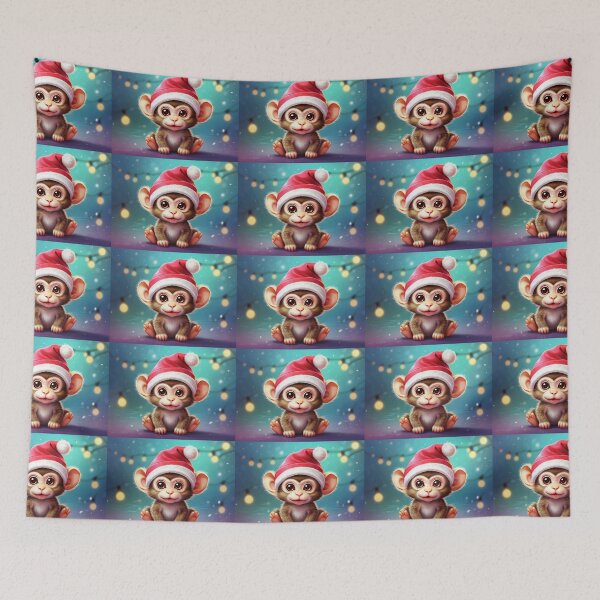 Item preview, Adorable Christmas Monkey designs. designed and sold by cannon777.