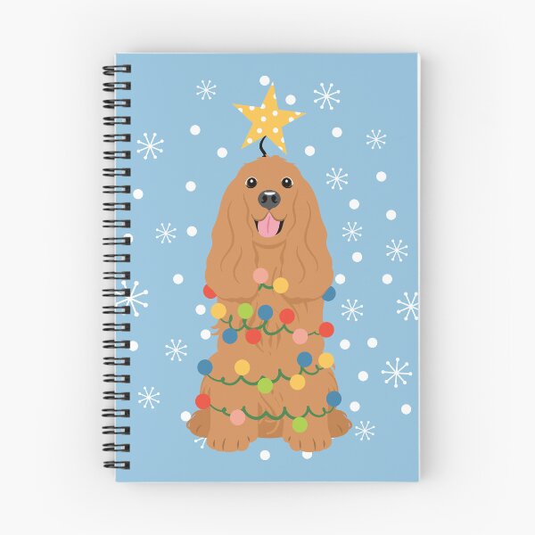 Item preview, Golden Cocker Spaniel Christmas Tree designed and sold by Lulupainting.