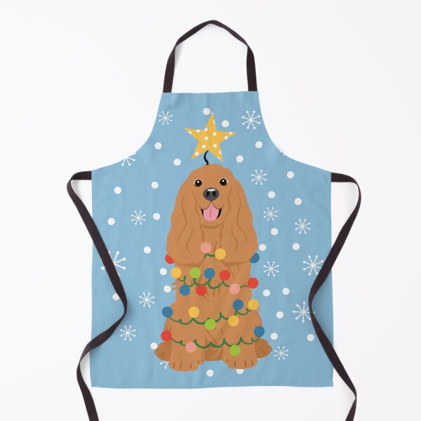 Item preview, Golden Cocker Spaniel Christmas Tree designed and sold by Lulupainting.
