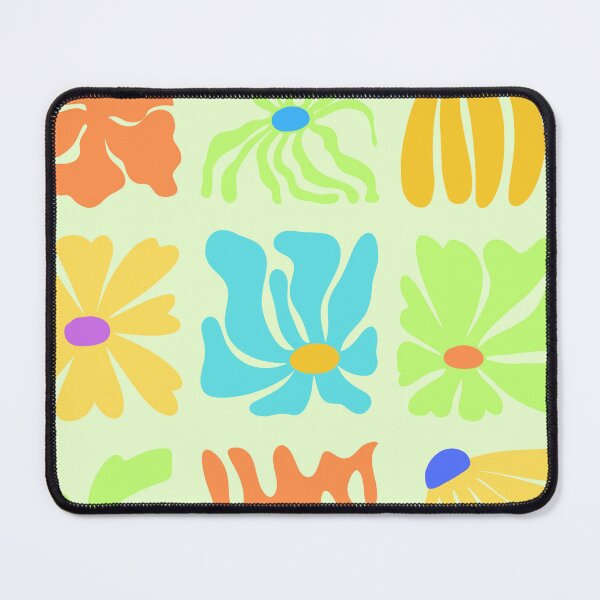 Item preview, Groovy Retro Vibrant Colors Square Flower Print designed and sold by IntoClearWater.