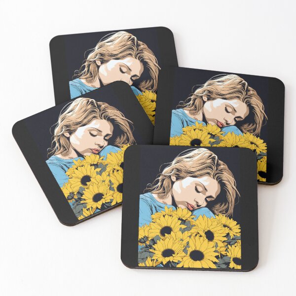 Item preview, Girl With Sunflowers designed and sold by Michealfashion.