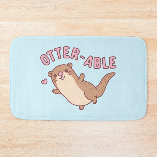 Item preview, Cute Otter Otterable Pun designed and sold by rustydoodle.
