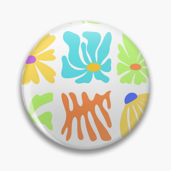 Item preview, Groovy Retro Vibrant Colors Square Flower Print designed and sold by IntoClearWater.