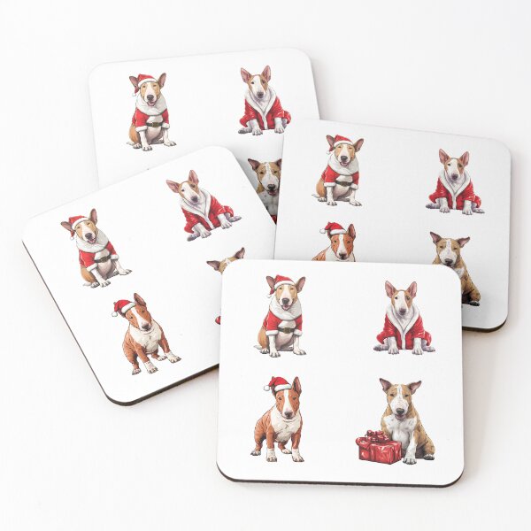 Item preview, Christmas Bull Terrier Dogs designed and sold by TheAnimalZ00.