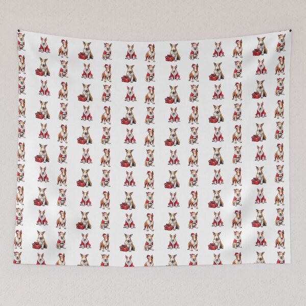 Item preview, Christmas Bull Terrier Dogs designed and sold by TheAnimalZ00.