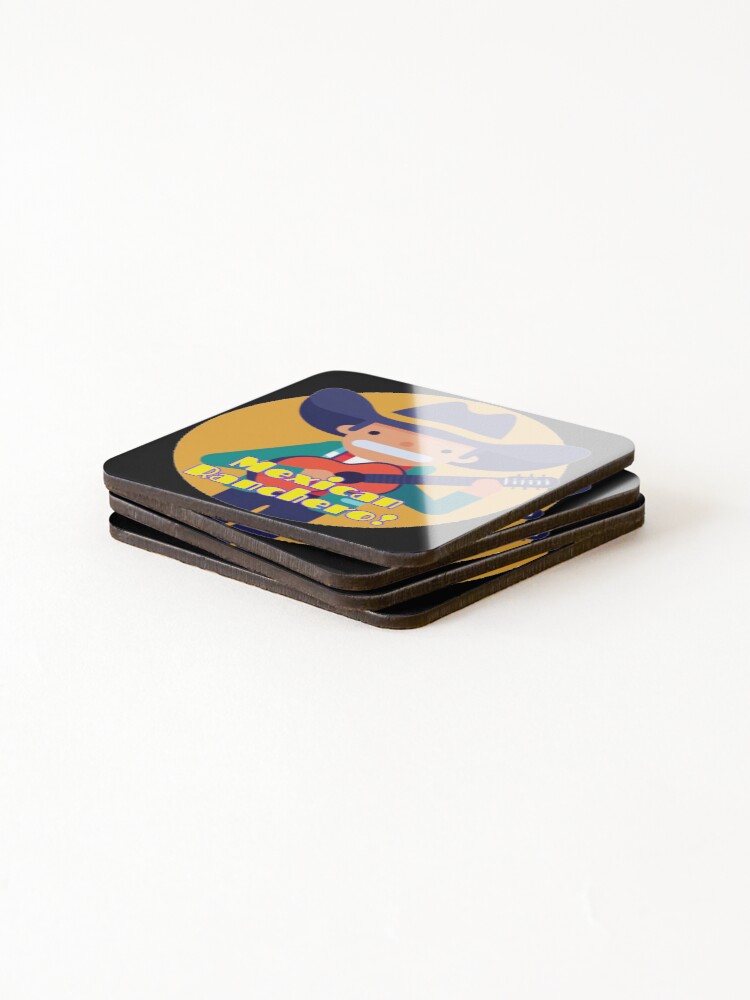 Thumbnail 4 of 5, Coasters (Set of 4), Mexican Ranchero! designed and sold by RuralGlamour.