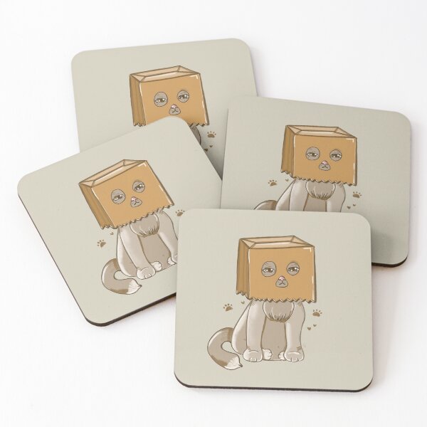 Item preview, Funny cat with bag head designed and sold by ArisseRosa.