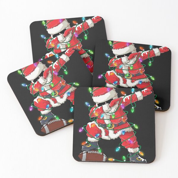 Item preview, Dabbing Santa With Football Sports Christmas Football Player Xmas designed and sold by smartrocket.