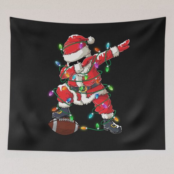 Item preview, Dabbing Santa With Football Sports Christmas Football Player Xmas designed and sold by smartrocket.