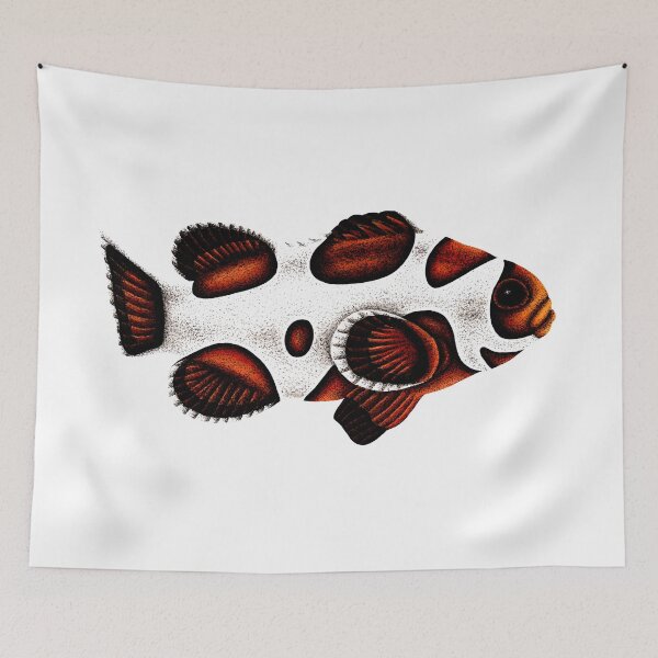 Item preview, Orange storm clownfish designed and sold by LorenDowding.