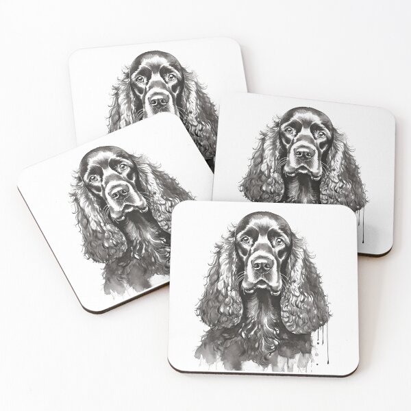 Item preview, Portrait of a Cocker Spaniel designed and sold by SW-Graphics.