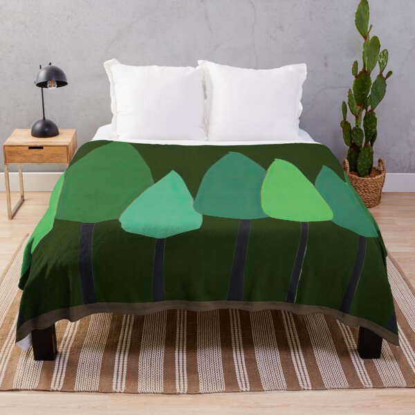 Item preview, Evergreen Trees on Dark Green designed and sold by MaryFiore.