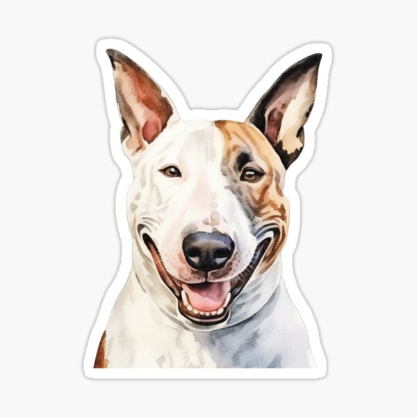 Item preview, Bull Terrier Portrait designed and sold by TheAnimalZ00.