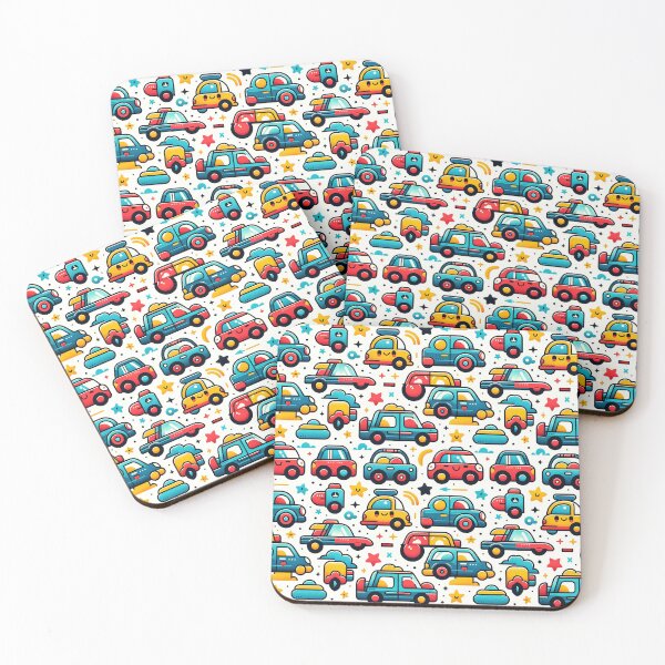 Item preview, Cartoon Car seamless pattern designed and sold by EchoArtstore.