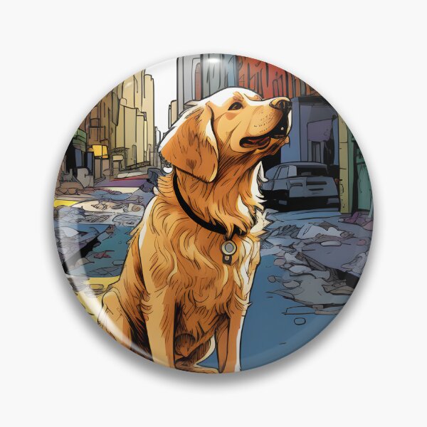 Item preview, Dog waiting on street designed and sold by ArtByNRJ.