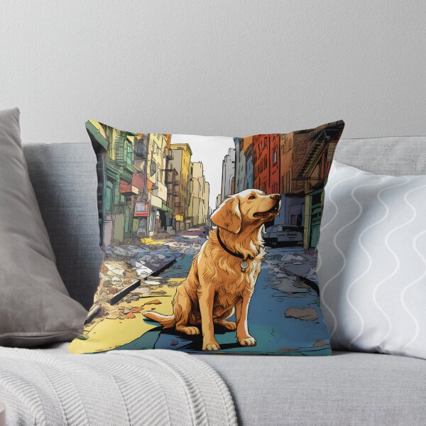 Item preview, Dog waiting on street designed and sold by ArtByNRJ.