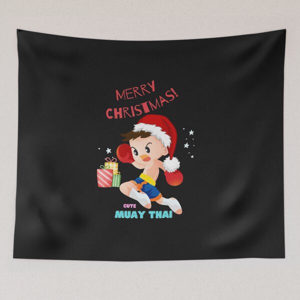 Item preview, Merry Christmas Cute Muay Thai designed and sold by PanyArt.