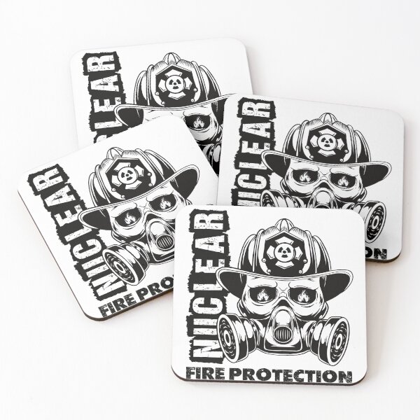Item preview, Black - Fire fighter nuclear protection  designed and sold by whimsythepooh.