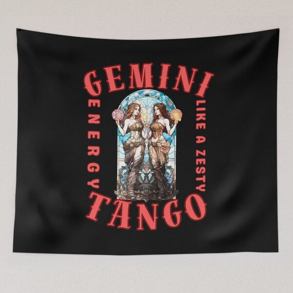 Item preview, Gemini Energy: Like A Zesty Tango. gemini astrological sign designed and sold by ZodiacWonders.