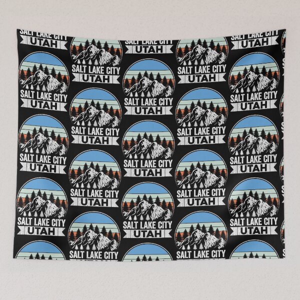 Item preview, Salt Lake City Utah Winter Mountains Hiking Souvenir T-shirt designed and sold by KGN  CREATIVITY.
