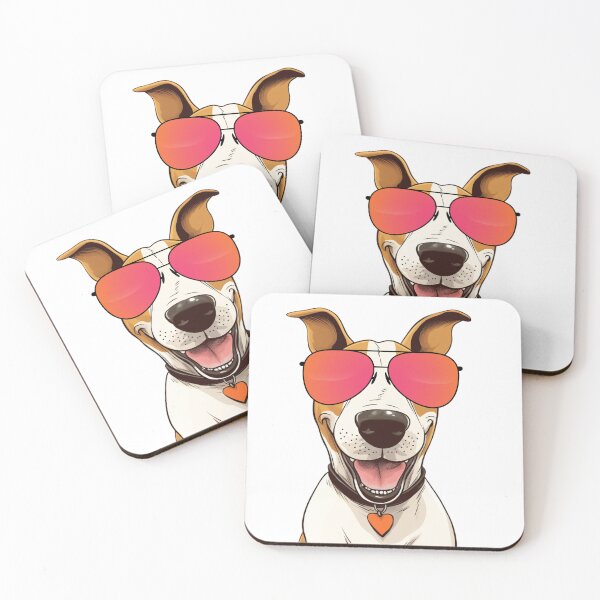Item preview, Bull Terrier Dog Wearing Sunglasses designed and sold by TheAnimalZ00.